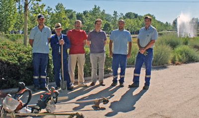 Personal Municipal ya asume la jardinería en parques periurbanos y el centro municipal de empresas