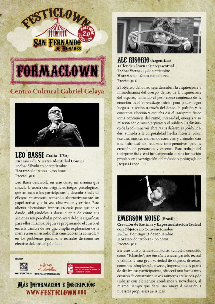 flyerFormaclown_SFernandoH2014