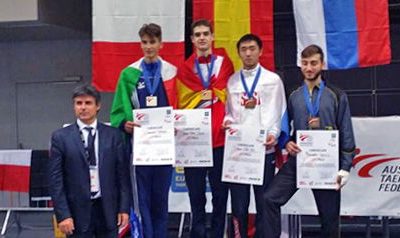 Un joven de San Fernando campeón de Europa Sub21 de Taekwondo