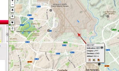 El Ayuntamiento publicita la webtrack de Aena para seguir la trayectoria de los aviones y sus incidencias por sobrevuelos del casco urbano de San Fernando