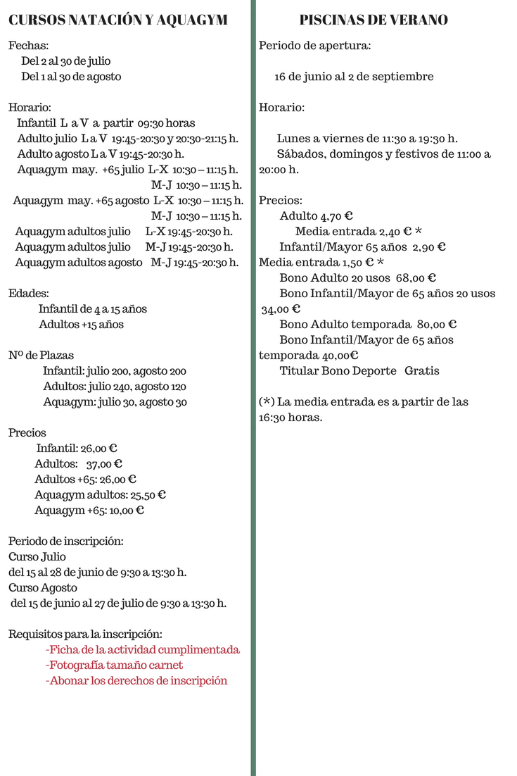 Texto de cursos de verano