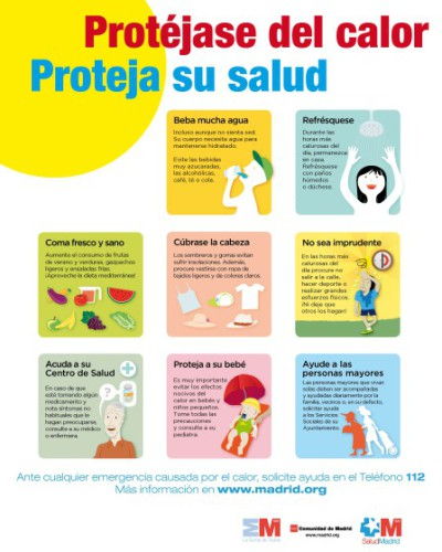Recomendaciones para la ola de calor
