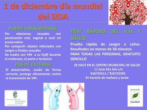 CARTEL DÍA MUNDIAL DEL SIDA 2015
