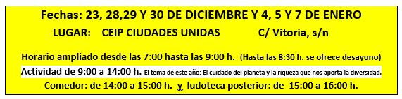 Campamento Navidad contenido