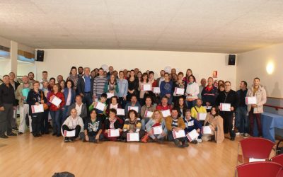 Acto de Entrega de Diplomas de los Cursos Pertenecientes al Convenio 2012