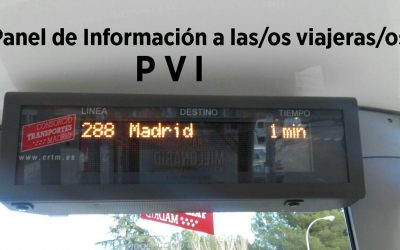 Instalación de Paneles Informativos al Viajero/a (PVI)