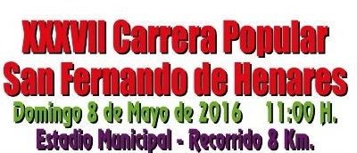 Clasificación, vídeo y fotografías. Día 8 de mayo. XXXVII Carrera Popular de San Fernando de Henares.