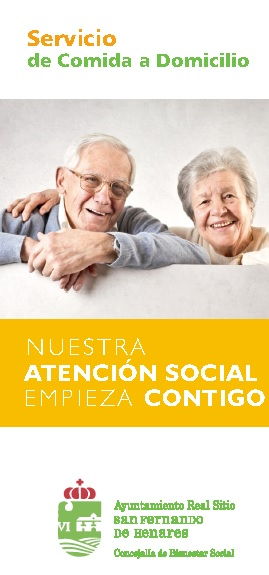 Comidas a Domicilio. Concejalía de Bienestar Social