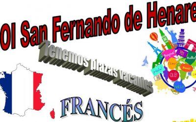 EOI (Escuela Oficial de Idiomas de San Fernando de Henares). Plazas vacantes