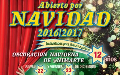 Actividades para jóvenes: Abierto por Navidad