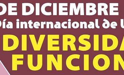 Día Internacional de las Personas con Diversidad Funcional.