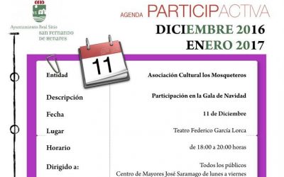 Agenda Participativa Diciembre 2016 – Enero 2017
