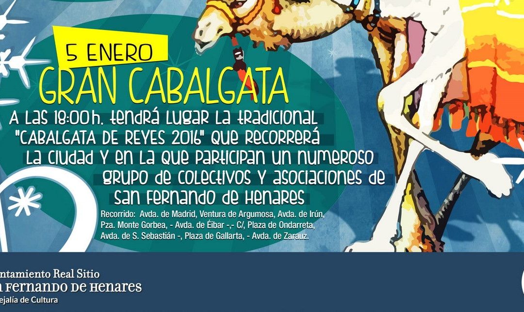 Recorrido y Cabalgata de Reyes Magos 2017.