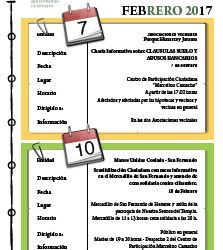Agenda Participactiva Febrero 2017