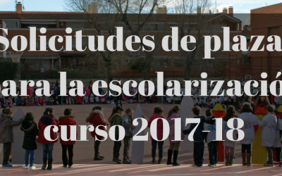 Solicitud de plaza escolar para el curso 2017/2018 en escuelas infantiles, casas de niños, colegios e institutos