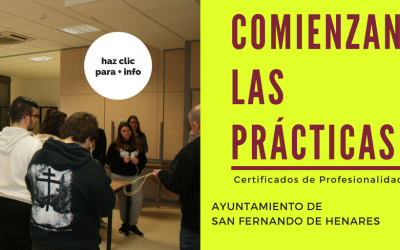 Comienzan las prácticas de los Certificados Profesionales