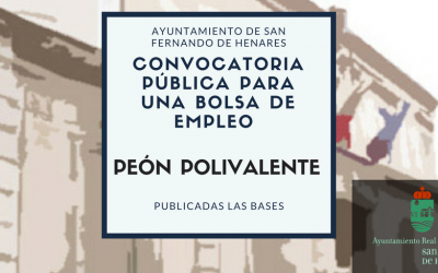 Convocatoria pública para una bolsa de empleo de Peones Polivalentes. Normas de funcionamiento de la bolsa de empleo.