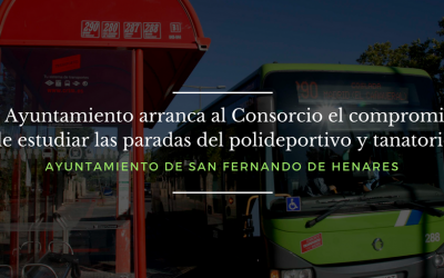 El Ayuntamiento arranca al Consorcio el compromiso de estudiar las paradas del polideportivo y tanatorio