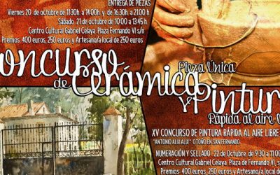 Arte en San Fernando de Henares. Bases de los concursos de pintura rápida y cerámica