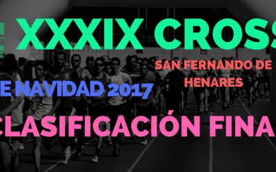 Resultados del Cross de Navidad 2017