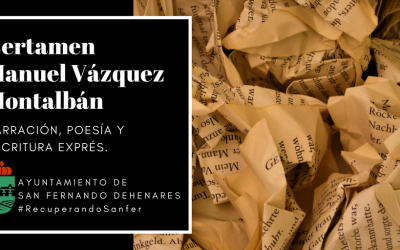 XXXIV CERTAMEN MANUEL VÁZQUEZ MONTALBÁN