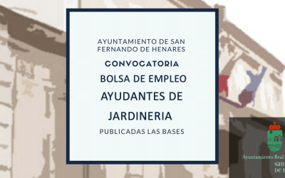 Decreto funcionamiento de la bolsa de empleo de Ayudantes de Jardinería