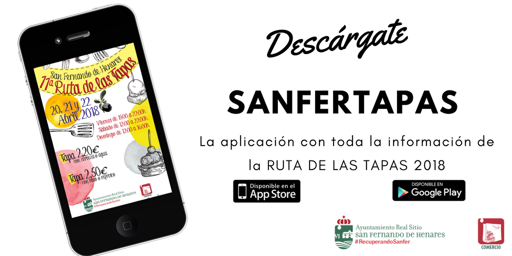 Ya disponible la App de la Ruta de las Tapas 2018