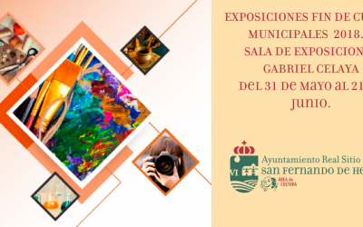EXPOSICIONES FIN DE CURSOS MUNICIPALES 2018.