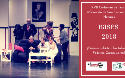 Bases del XVII Certamen de Teatro Aficionado de San Fernando de Henares