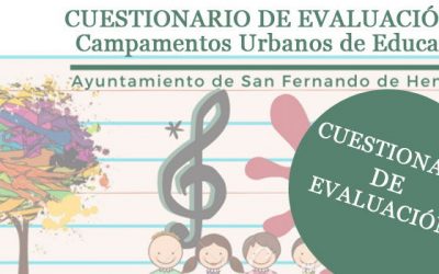 Cuestionario de evaluación Campamentos Urbanos de Educación
