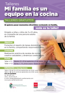 TALLER FAMILIA EQUIPO COCINA OCTUBRE 2018