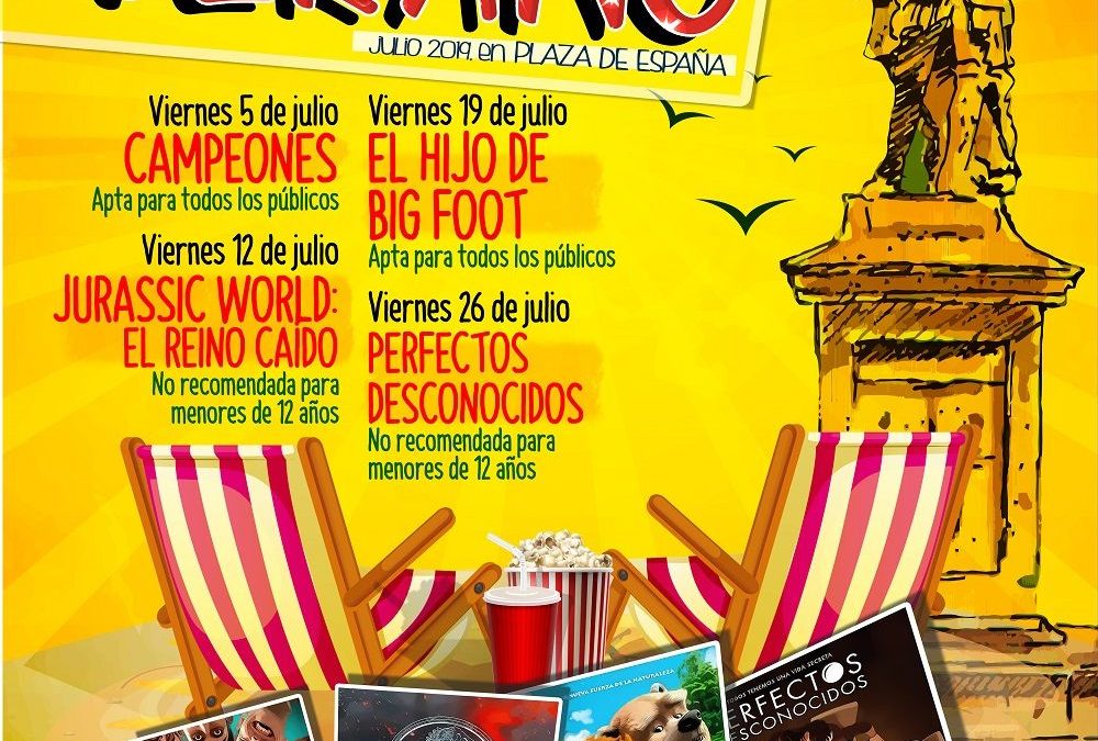 Julio, un mes para el séptimo arte con el programa Cine de Verano