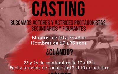 El ‘Grupo de Cineastas Mayores’ inaugura septiembre ‘cargando pilas’ con la fase de casting de su nuevo cortometraje