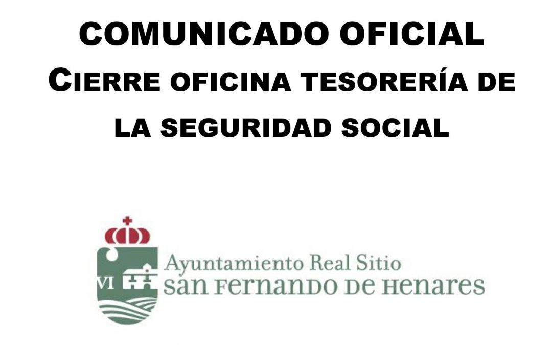 El equipo de Gobierno muestra su total rechazo al cierre de la oficina de la Tesorería de la Seguridad Social