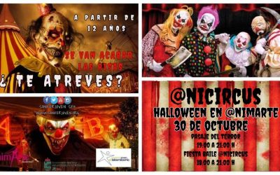 Un pasaje del terror ambientado en un siniestro circo abrirá sus puertas por Halloween en @nimarte