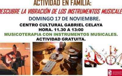 Musicoterapia en familia en el Centro Cultural Gabriel Celaya
