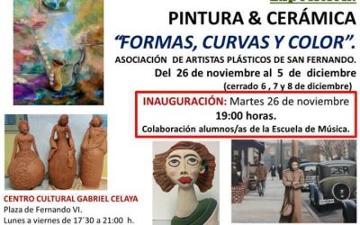 ‘Formas, curvas y color’, la nueva exposición de la Asociación de Artistas Plásticos