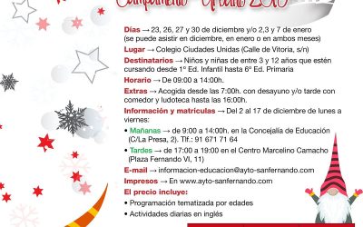 Campamento Urbano 2019: ‘Un cuento de Navidad en Sanfer’