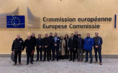 El alcalde de San Fernando de Henares, Javier Corpa, se desplaza a Bruselas para la presentación de proyectos encaminados a la necesaria reindustrialización de la comarca