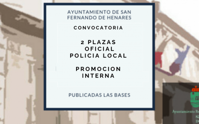Anuncio propuesta nombramiento como funcionarios de carrera. 2 Plazas Oficial de Policía Local – Promoción interna