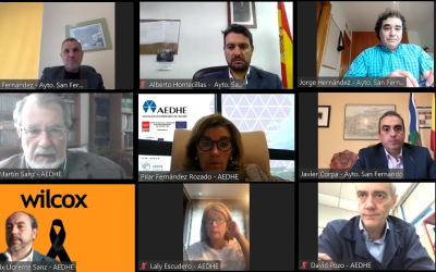 El alcalde, Javier Corpa, mantiene un encuentro virtual con AEDHE por la recuperación económica