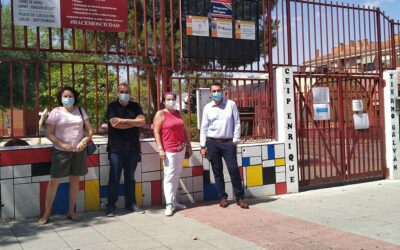 Transcurren a buen ritmo las obras estivales del ‘I Plan Municipal de Mejora y Acondicionamiento de Centros Educativos’