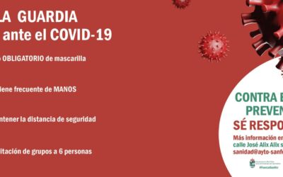 COMUNICADO OFICIAL: Recordatorio medidas ‘anticovid’