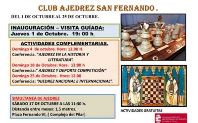 La exposición ‘Ajedrez San Fernando’ inaugura el programa de actividades de la agenda cultural