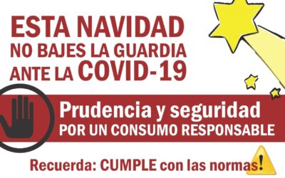 El área de Comercio emprende una nueva campaña informativa recordando la importancia de cumplir las normas anticovid en establecimientos de hostelería durante estas fiestas