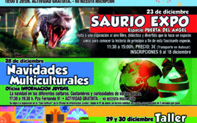 Actividades para los/as jóvenes con ‘Abierto X Navidad’