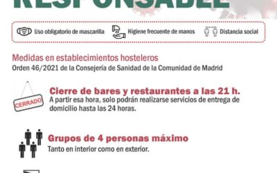 Campaña informativa sobre medidas contra la COVID-19 para la hostelería