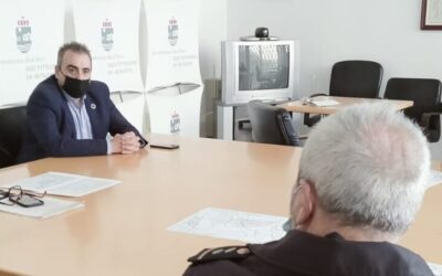 El alcalde, Javier Corpa, se reúne con el nuevo comisario de Policía Nacional tras su reciente toma de posesión