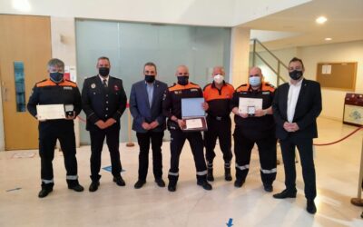 Emotivo y merecido homenaje a los/as voluntarios/as de Protección Civil por su brillante servicio en la pandemia