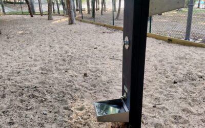 Comienza a funcionar la nueva área canina ubicada en el parque Dolores Ibárruri, con vallado perimetral, fuente, iluminación y dos puertas de acceso